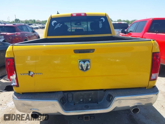 2016 Ram 1500 Lone Star with VIN 1C6RR6LT2GS341136, listed as a IAAI auction lot 41989758 with 96,689 mi miles and . Bid and sale history available at DreamBid. Image 16.