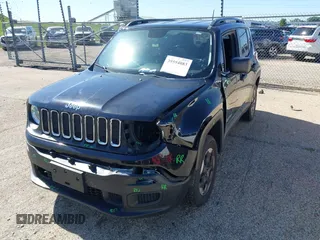 2017 Jeep Renegade Sport with VIN ZACCJBAB3HPF99343, listed as a IAAI auction lot 39594083 with 85,446 mi miles and . Bid and sale history available at carsss.com. Image 18.