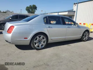 2006 Bentley Flying Spur with VIN SCBBR53W26C039713, listed as a Copart auction lot 54898965 with 75,431 mi miles and Salvage Title. Bid and sale history available at DreamBid. Image 3.