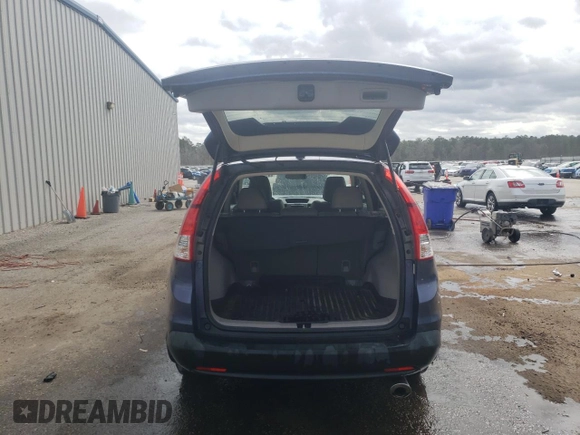 2013 Honda CR-V EX-L with VIN 2HKRM4H74DH646204, listed as a Copart auction lot 47602905 with 124,990 mi miles and Salvage Title. Bid and sale history available at carsss.com. Image 6.