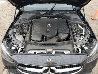 2022 Mercedes-Benz C 300 with VIN W1KAF4GB4NR018480, listed as a Copart auction lot 44809485 with 24,373 mi miles and Salvage Title. Bid and sale history available at DreamBid. Image 11.