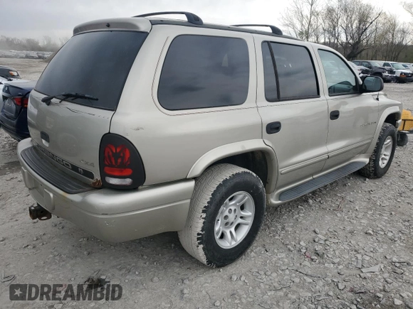 2001 Dodge Durango with VIN 1B4HS28Z71F564624, listed as a Copart auction lot 51614775 with 170,847 mi miles and Clean title. Bid and sale history available at DreamBid. Image 3.