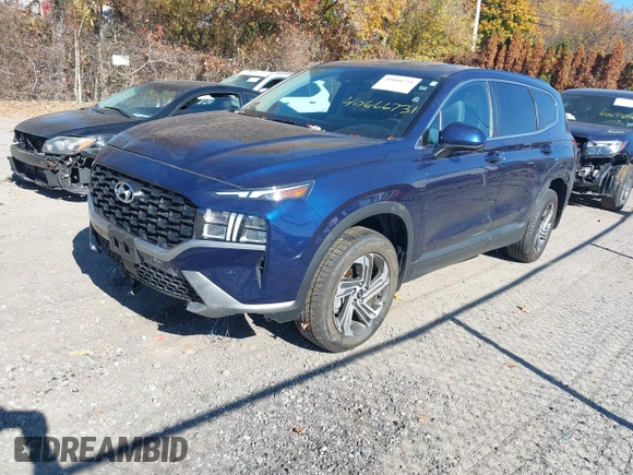 2022 Hyundai Santa Fe SE with VIN 5NMS1DAJ5NH437424, listed as a IAAI auction lot 40666731 with 27,344 mi miles. Bid and sale history available at carsss.com. Image 17.