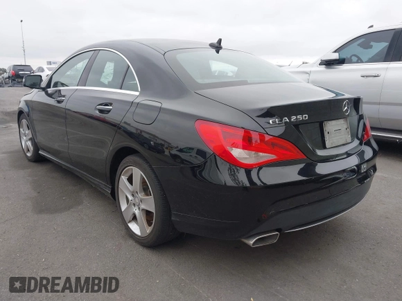 2015 Mercedes-Benz CLA 250 with VIN WDDSJ4EB4FN208844, listed as a IAAI auction lot 41869979 with 43,167 mi miles and . Bid and sale history available at DreamBid. Image 3.