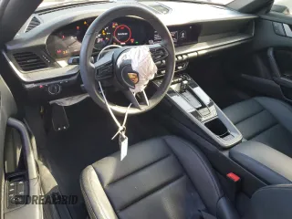 2023 Porsche 911 Carrera with VIN WP0CA2A90PS238593, listed as a Copart auction lot 46004985 with 7,992 mi miles and Salvage Title. Bid and sale history available at carsss.com. Image 8.
