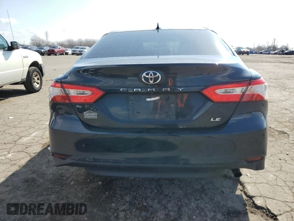 2020 Toyota Camry LE with VIN 4T1C11AK6LU872658, listed as a Copart auction lot 52372315 with 110,230 mi miles and Clean Title. Bid and sale history available at carsss.com. Image 6.