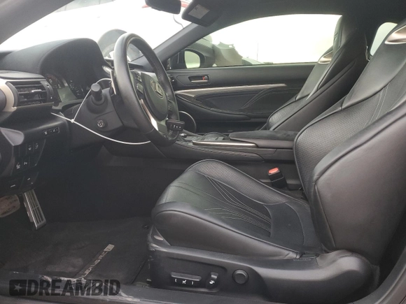 2016 Lexus RC F with VIN JTHHP5BC1G5005755, listed as a Copart auction lot 79686404 with 58,085 mi miles and Salvage Title. Bid and sale history available at carsss.com. Image 7.