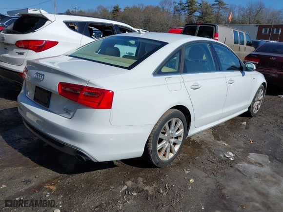 2012 Audi A6 3.0T Prestige with VIN WAUHGAFC2CN093047, listed as a IAAI auction lot 41623434 with 106,828 mi miles. Bid and sale history available at carsss.com. Image 4.