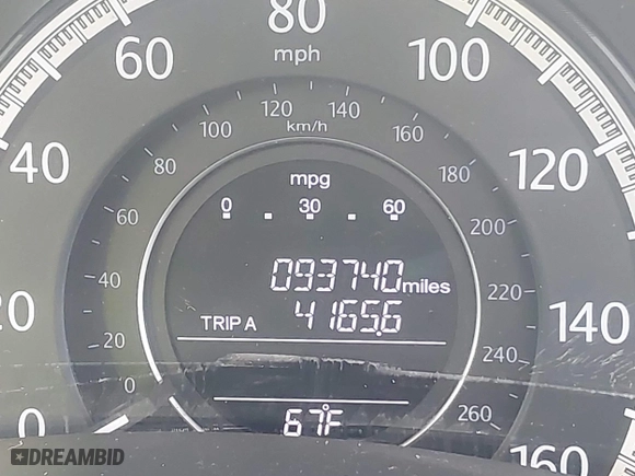 2015 Honda Accord Sedan EX-L with VIN 1HGCR3F84FA005420, listed as a IAAI auction lot 40849736 with 93,740 mi miles. Bid and sale history available at carsss.com. Image 16.