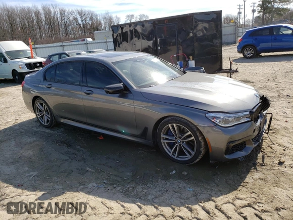 2016 BMW 7 Series 750i xDrive with VIN WBA7F2C58GG415596, listed as a Copart auction lot 40374203 with 91,226 mi miles. Bid and sale history available at carsss.com. Image 4.