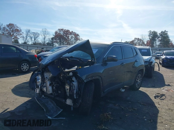 2020 Jeep Compass Latitude w/Sun/Safety Pkg with VIN 3C4NJCBB2LT241780, listed as a IAAI auction lot 41118805 with 74,891 mi miles. Bid and sale history available at carsss.com. Image 17.
