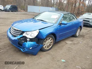 2008 Chrysler Sebring Touring with VIN 1C3LC55R48N642345, listed as a IAAI auction lot 41816321 with 104,709 mi miles and . Bid and sale history available at DreamBid. Image 2.