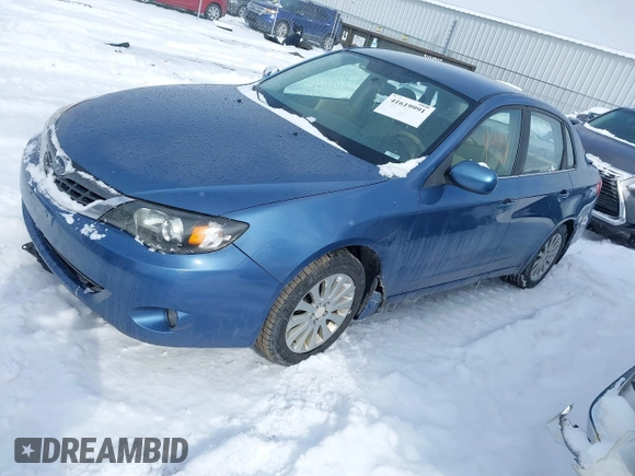 2008 Subaru Impreza Sedan (Natl) i with VIN JF1GE616X8H517573, listed as a IAAI auction lot 41619991 with 149,696 mi miles. Bid and sale history available at carsss.com. Image 2.