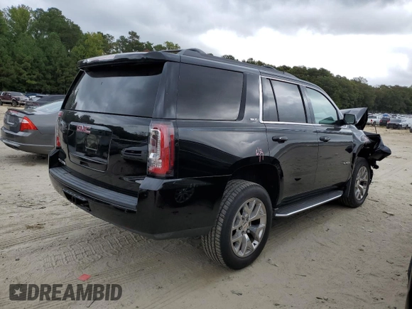 2017 GMC Yukon SLT with VIN 1GKS2BKC2HR406007, listed as a Copart auction lot 71702084 with 66,828 mi miles and Salvage Title. Bid and sale history available at carsss.com. Image 3.