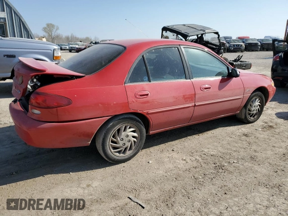 1997 Ford Escort LX with VIN 1FALP13PXVW334392, listed as a Copart auction lot 50625055 with 223,140 mi miles and Salvage title. Bid and sale history available at DreamBid. Image 3.