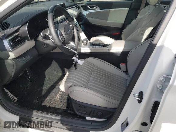 2023 Genesis G70 3.3T with VIN KMTG54TE5PU133386, listed as a Copart auction lot 84172474 with 7,860 mi miles and Salvage title. Bid and sale history available at DreamBid. Image 7.
