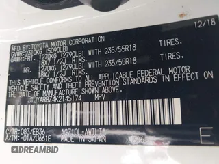 2019 Lexus NX 300 z VIN JTJYARBZ4K2145174, wystawiony jako IAAI lot #41278160 z przebiegiem 53 279 mil mil oraz . Historia ofert i sprzedaży dostępna na DreamBid. Obrazek 9.
