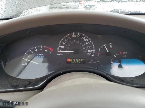 2000 Chevrolet Malibu with VIN 1G1ND52JXY6182918, listed as a Copart auction lot 72743244 with 80,239 mi miles and Salvage Title. Bid and sale history available at carsss.com. Image 9.