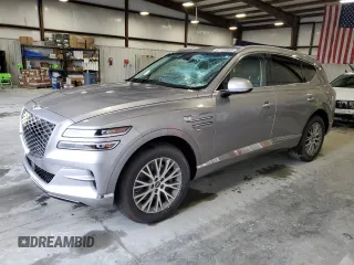2021 Genesis GV80 with VIN KMUHB4SB5MU047636, listed as a Copart auction lot 48159865 with 36,995 mi miles and Salvage Title. Bid and sale history available at DreamBid. Image 1.