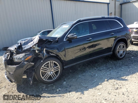 2024 Mercedes-Benz GLS 450 with VIN 4JGFF5KE3RB188346, listed as a Copart auction lot 60378374 with 4,403 mi miles and Clean Title. Bid and sale history available at DreamBid. Image 1.
