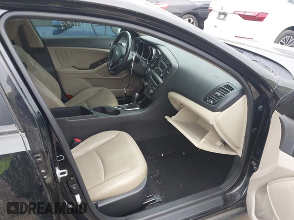 2013 Kia Optima EX with VIN 5XXGN4A78DG154186, listed as a IAAI auction lot 41911184 with 195,666 mi miles. Bid and sale history available at carsss.com. Image 5.