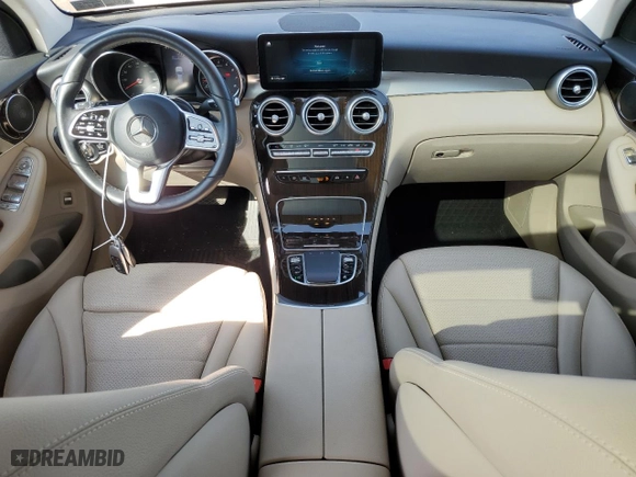 2021 Mercedes-Benz GLC with VIN W1N0G8EB5MV285686, listed as a Copart auction lot 54317825 with 38,605 mi miles and Salvage Title. Bid and sale history available at carsss.com. Image 8.
