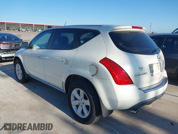2007 Nissan Murano SL with VIN JN8AZ08T37W518771, listed as a IAAI auction lot 41847803 with 121,054 mi miles and . Bid and sale history available at carsss.com. Image 3.