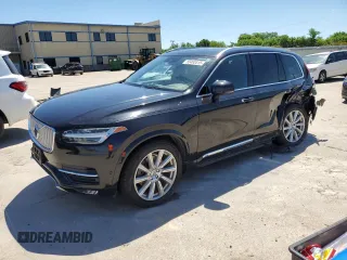 2016 Volvo XC90 T6 Inscription with VIN YV4A22PL7G1045397, listed as a Copart auction lot 55492615 with 116,458 mi miles and Salvage title. Bid and sale history available at DreamBid. Image 1.