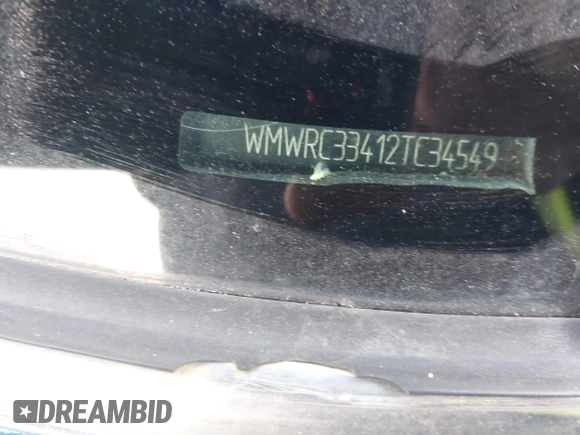 2002 MINI Hardtop with VIN WMWRC33412TC34549, listed as a IAAI auction lot 41585558 with 181,059 mi miles and . Bid and sale history available at DreamBid. Image 12.
