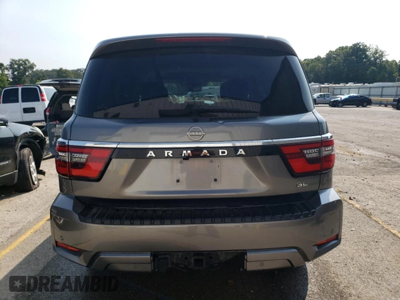 2021 Nissan Armada SL with VIN JN8AY2BB0M9790428, listed as a Copart auction lot 64024254 with 79,194 mi miles and Salvage Title. Bid and sale history available at carsss.com. Image 6.
