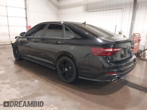 2023 Volkswagen Jetta Autobahn with VIN 3VW1T7BU1PM002445, listed as a IAAI auction lot 41882855 with 25,641 mi miles and . Bid and sale history available at DreamBid. Image 3.