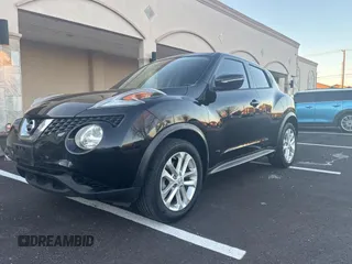 2015 Nissan Juke SV with VIN JN8AF5MR2FT504165, listed as a Copart auction lot 89213385 with 76,046 mi miles and Clean Title. Bid and sale history available at carsss.com. Image 2.