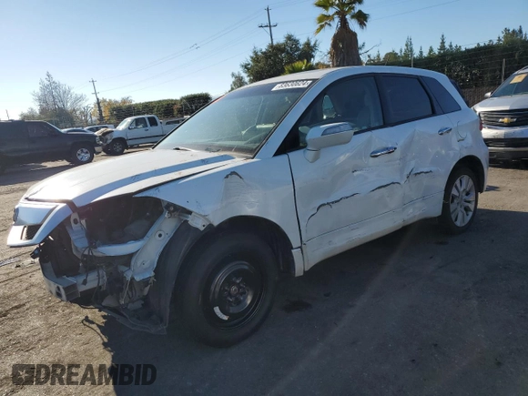 2012 Acura RDX Tech Pkg with VIN 5J8TB2H50CA002463, listed as a Copart auction lot 83630624 with 154,245 mi miles and Salvage Title. Bid and sale history available at carsss.com. Image 1.