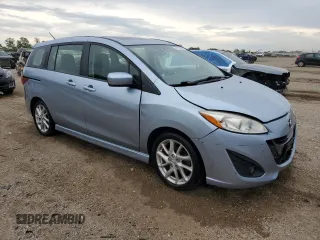 2012 Mazda 5 Grand Touring with VIN JM1CW2DL8C0131855, listed as a Copart auction lot 61757365 with 135,672 mi miles and Salvage title. Bid and sale history available at DreamBid. Image 4.