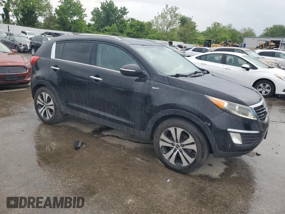 2012 Kia Sportage EX with VIN KNDPCCA21C7240564, listed as a Copart auction lot 58931445 with 235,045 mi miles and Clean title. Bid and sale history available at DreamBid. Image 4.