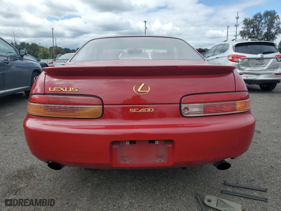 1995 Lexus SC 400 with VIN JT8UZ30C3S0046006, listed as a Copart auction lot 71278284 with NaN miles and Salvage Title. Bid and sale history available at carsss.com. Image 6.