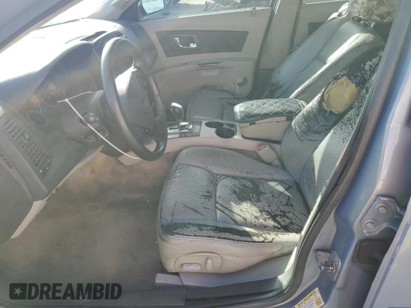 2007 Cadillac CTS with VIN 1G6DM57T470163055, listed as a Copart auction lot 79007014 with 0 mi miles and Salvage Title. Bid and sale history available at carsss.com. Image 7.
