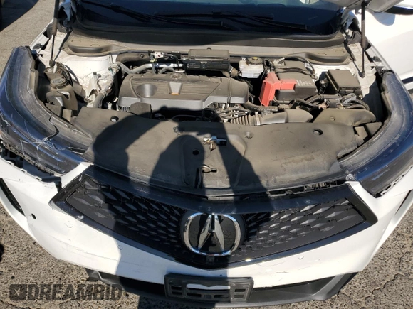 2023 Acura RDX w/A-Spec Advance Package with VIN 5J8TC2H88PL003605, listed as a Copart auction lot 81529784 with 21,542 mi miles and Salvage Title. Bid and sale history available at carsss.com. Image 12.