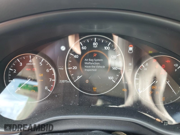 2024 Mazda CX-30 S Preferred with VIN 3MVDMBCM5RM635014, listed as a Copart auction lot 54267705 with 22,075 mi miles and Non Repairable. Bid and sale history available at DreamBid. Image 9.