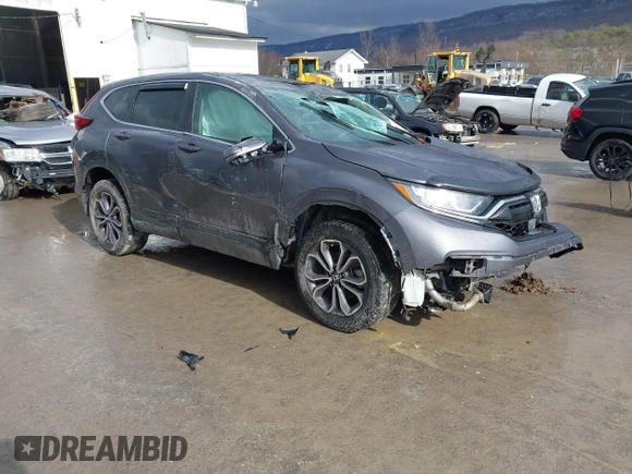 2020 Honda CR-V EX with VIN 2HKRW2H53LH640566, listed as a IAAI auction lot 41576428 with 88,813 mi miles. Bid and sale history available at carsss.com. Image 1.