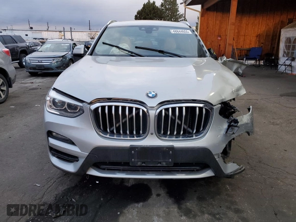 2020 BMW X3 xDrive30i with VIN 5UXTY5C0XL9C73799, listed as a Copart auction lot 48844655 with 37,526 mi miles and Salvage Title. Bid and sale history available at DreamBid. Image 5.