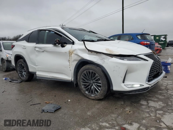 2022 Lexus RX 350 with VIN 2T2HZMAA2NC222393, listed as a Copart auction lot 85711084 with 49,863 mi miles and Salvage title. Bid and sale history available at DreamBid. Image 4.