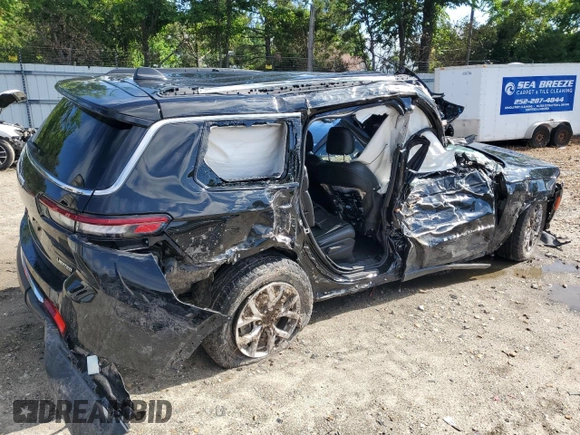 2021 Jeep Grand Cherokee Limited with VIN 1C4RJKBG8M8189045, listed as a Copart auction lot 57964365 with Not provided miles and Salvage title. Bid and sale history available at DreamBid. Image 3.