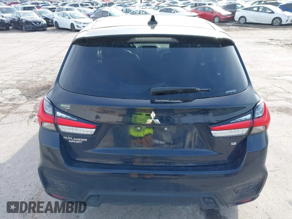 2022 Mitsubishi Outlander Sport ES with VIN JA4ARUAU0NU008029, listed as a IAAI auction lot 41857295 with 50,075 mi miles. Bid and sale history available at carsss.com. Image 16.