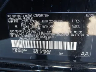 2024 Toyota bZ4X XLE z VIN JTMAAAAA3RA043494, wystawiony jako IAAI lot #41509723 z przebiegiem 5 279 mil mil oraz . Historia ofert i sprzedaży dostępna na DreamBid. Obrazek 9.
