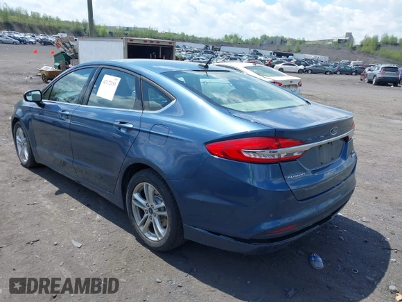 2018 Ford Fusion SE with VIN 3FA6P0HD2JR222690, listed as a IAAI auction lot 42172153 with 132,980 mi miles and . Bid and sale history available at DreamBid. Image 3.