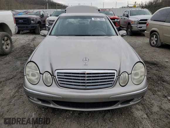 2003 Mercedes-Benz E 320 with VIN WDBUF65J23A297936, listed as a Copart auction lot 80877004 with 214,478 mi miles and Salvage Title. Bid and sale history available at DreamBid. Image 5.