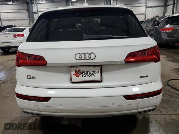 2019 Audi Q5 Premium Plus with VIN WA1BNAFY2K2035945, listed as a Copart auction lot 57507345 with 79,866 mi miles and Salvage title. Bid and sale history available at DreamBid. Image 6.