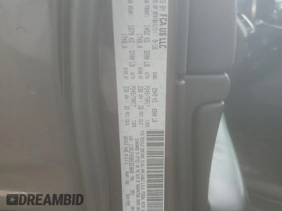 2017 Jeep Grand Cherokee Laredo with VIN 1C4RJFAG9HC653648, listed as a Copart auction lot 63049635 with 72,428 mi miles and Salvage title. Bid and sale history available at DreamBid. Image 13.