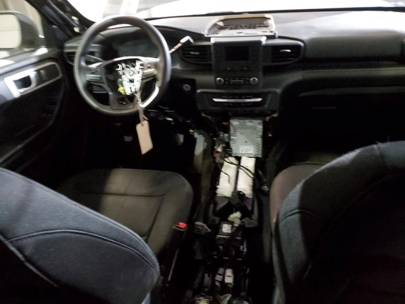 2021 Ford Police Interceptor Utility with VIN 1FM5K8AW1MNA13880, listed as a Copart auction lot 85944254 with 45,749 mi miles and Salvage Title. Bid and sale history available at carsss.com. Image 8.